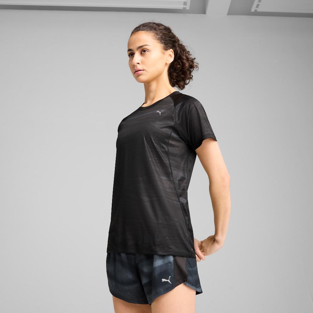 Puma Camiseta de running con estampado integral VELOCITY para mujer Rebajas de fin de temporada