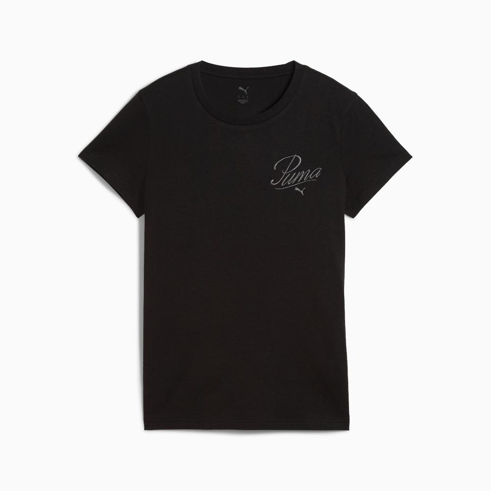 Puma Camiseta ESS SCRIPT para mujer Outlet